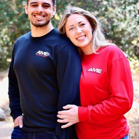 ame logo l/s t shirt