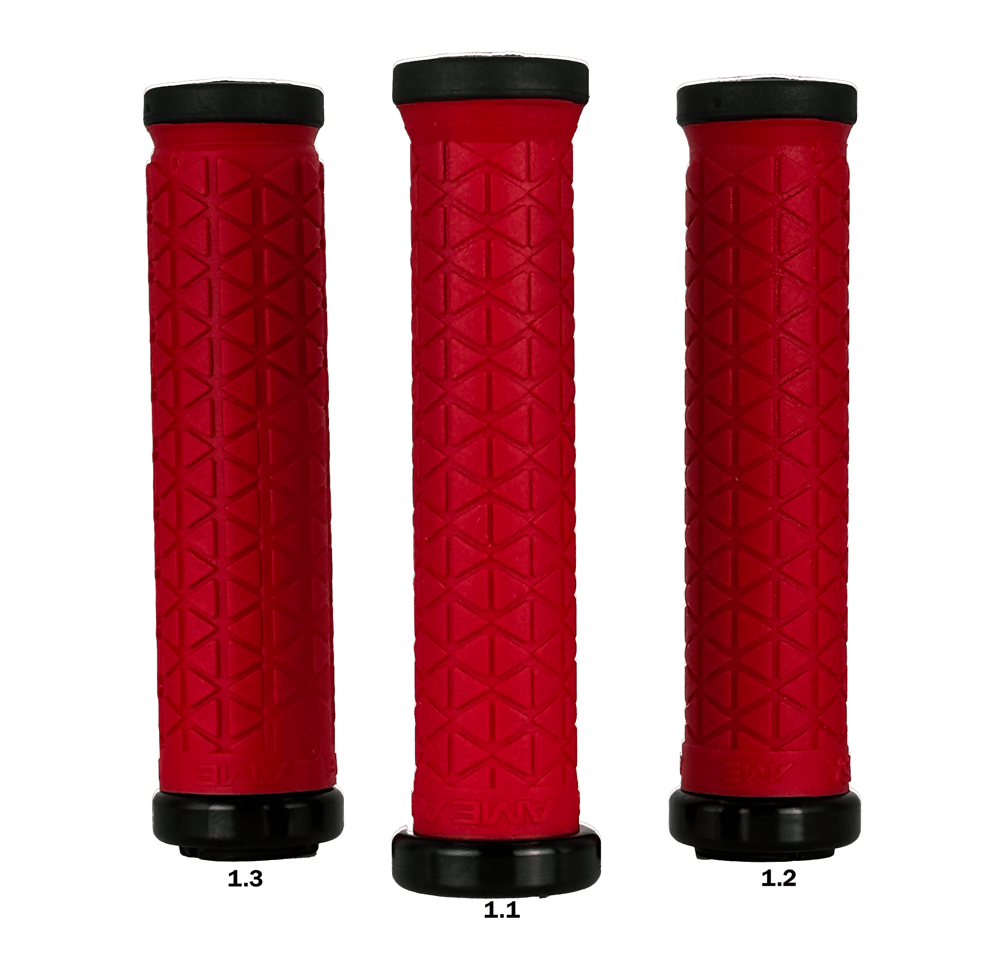 A’ME Pro Lock-On Grips – Tri Pattern BMX & MTB Grips