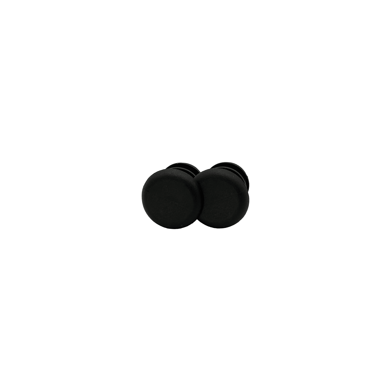 A’ME Push-In Handlebar Plugs – Black Bar End Plugs for 7/8″ Handlebars